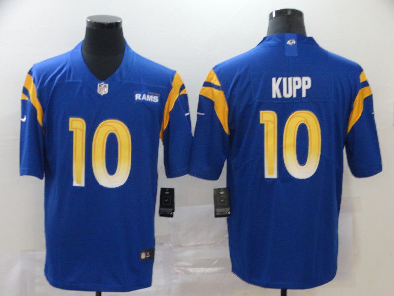 Men Los Angeles Rams #10 Kupp Blue Nike Vapor Untouchable Stitched Limited NFL Jerseys